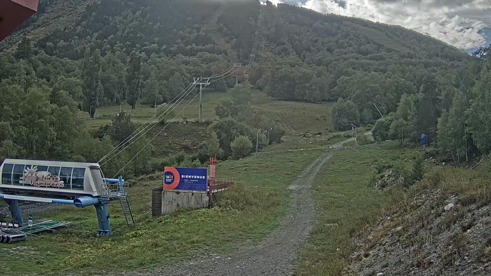 Webcam Porté Puymorens: Depart telesiege Estagnol