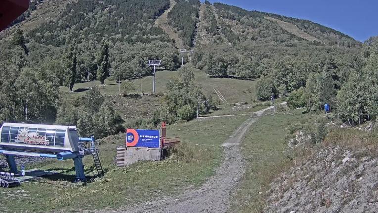 Webcam Porté Puymorens: Depart telesiege Estagnol