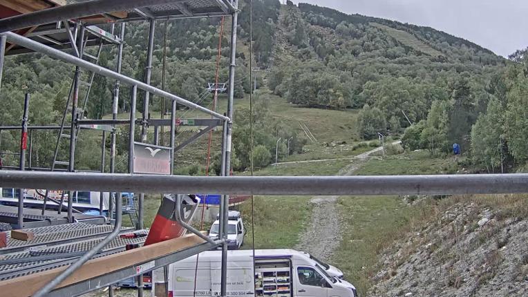 Webcam Porté Puymorens: Depart telesiege Estagnol