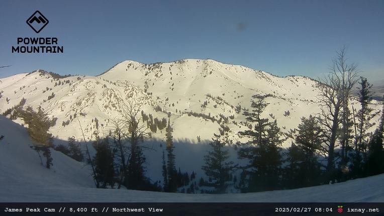 Webcam Powder Mountain: James Peak