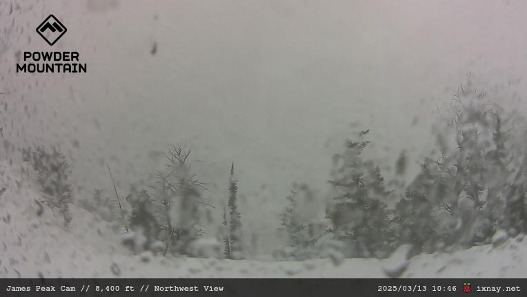 Webcam Powder Mountain: James Peak