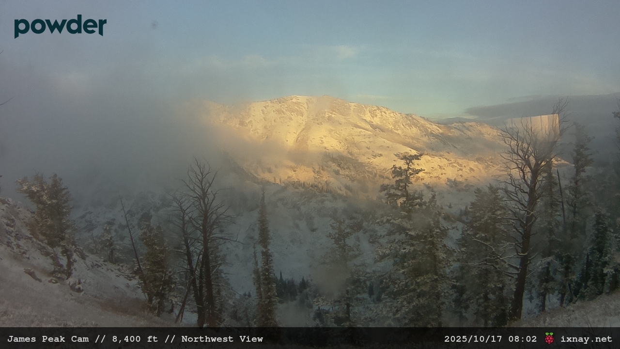 Webcam Powder Mountain: James Peak