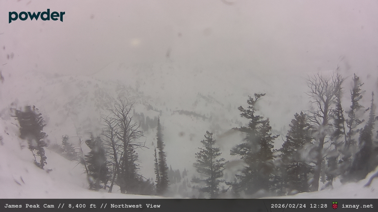 Webcam Powder Mountain: James Peak