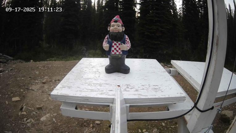 Webcam Revelstoke Mountain: Gnorm the Powder Gnome