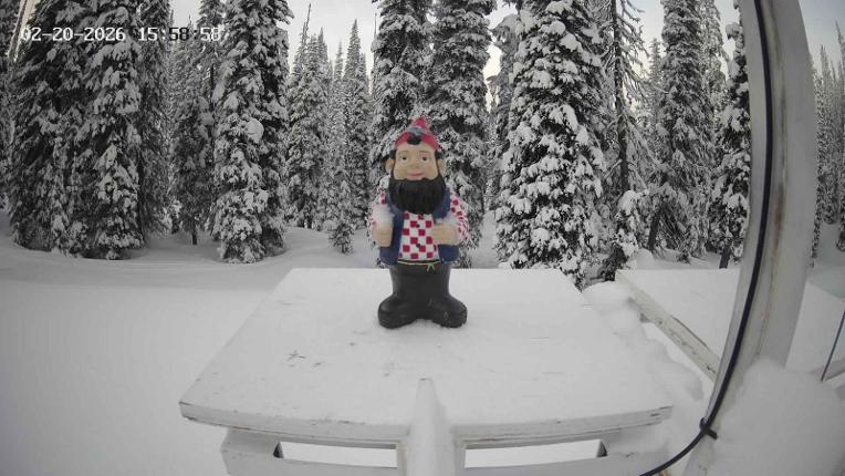 Webcam Revelstoke Mountain: Gnorm the Powder Gnome
