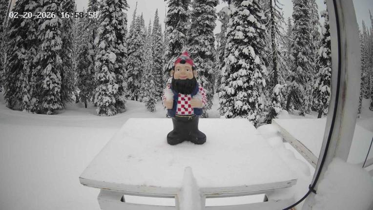 Webcam Revelstoke Mountain: Gnorm the Powder Gnome