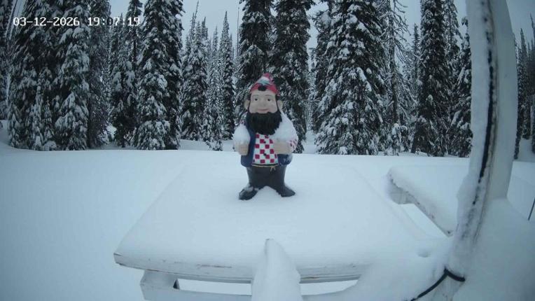 Webcam Revelstoke Mountain: Gnorm the Powder Gnome