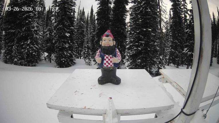 Webcam Revelstoke Mountain: Gnorm the Powder Gnome
