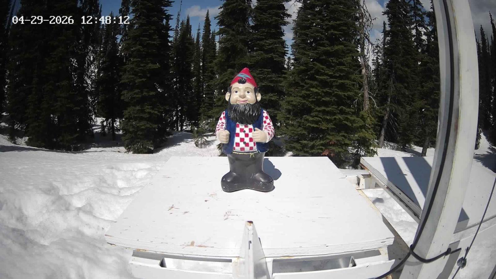Webcam Revelstoke Mountain: Gnorm the Powder Gnome