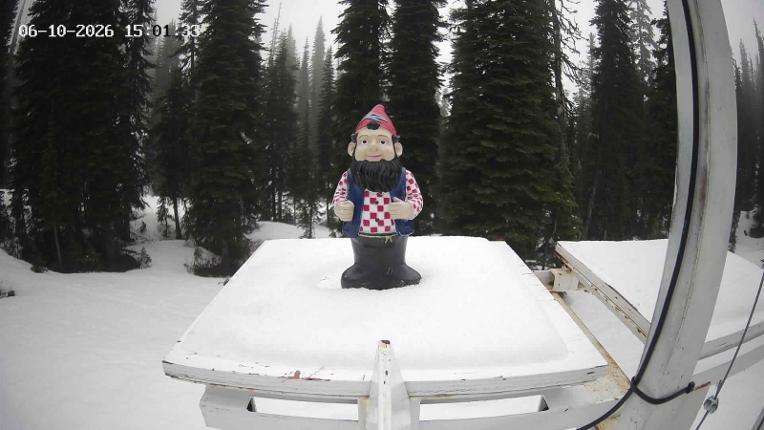 Webcam Revelstoke Mountain: Gnorm the Powder Gnome