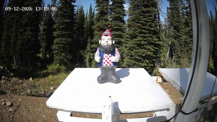 Webcam Revelstoke Mountain: Gnorm the Powder Gnome