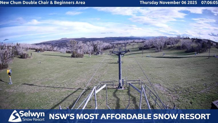 Webcam Selwyn Snowfields: New chum