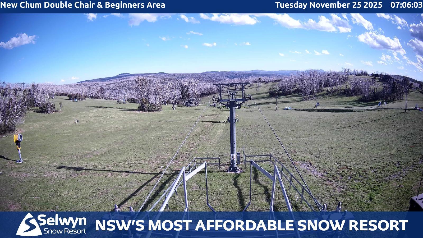 Webcam Selwyn Snowfields: New chum