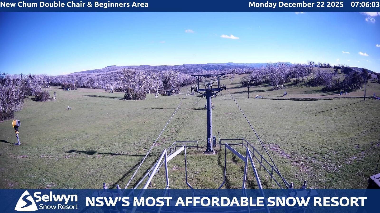 Webcam Selwyn Snowfields: New chum