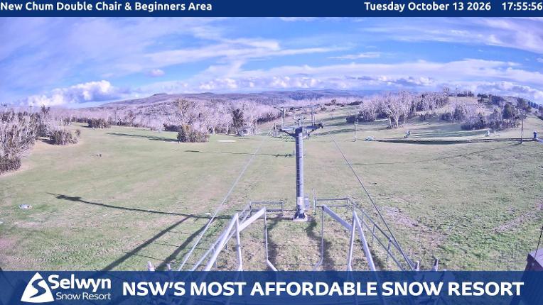 Webcam Selwyn Snowfields: New chum