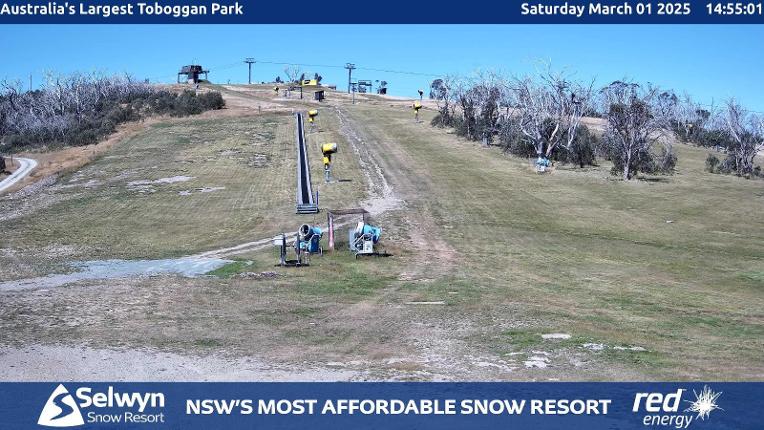 Webcam Selwyn Snowfields: Toboggan Park