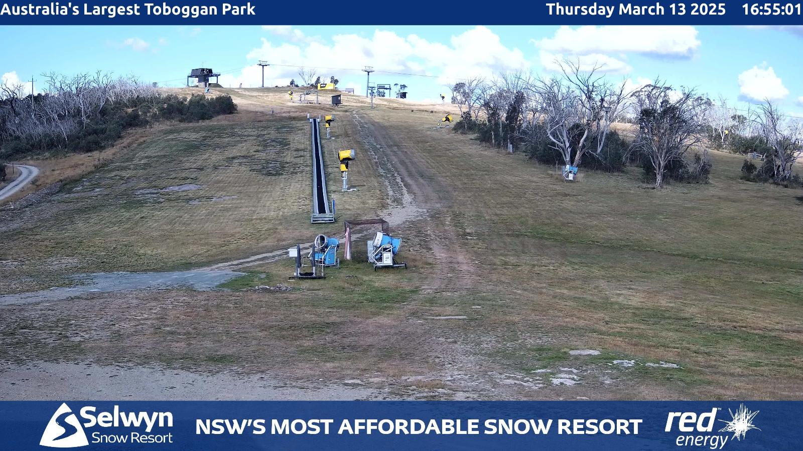 Webcam Selwyn Snowfields: Toboggan Park