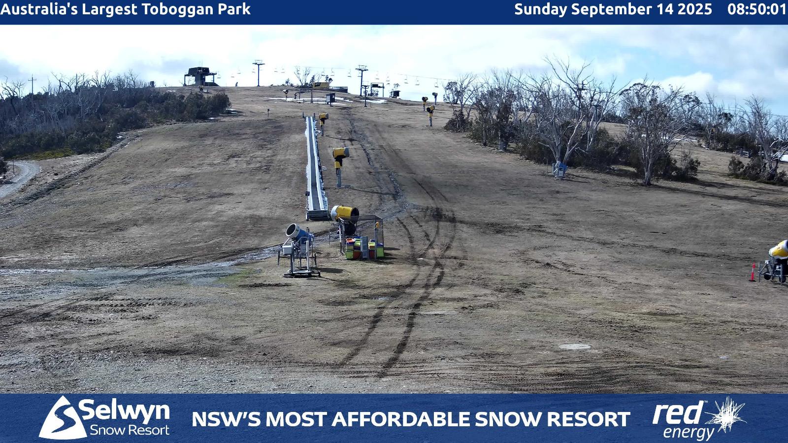 Webcam Selwyn Snowfields: Toboggan Park