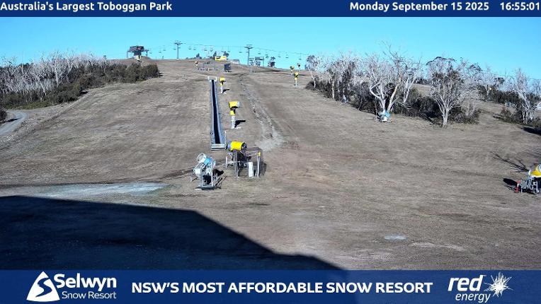 Webcam Selwyn Snowfields: Toboggan Park