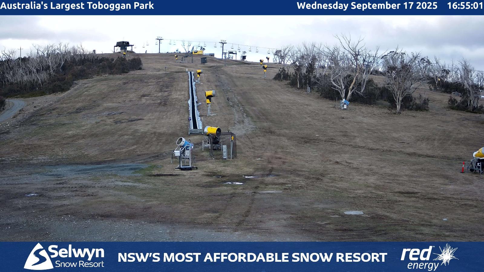 Webcam Selwyn Snowfields: Toboggan Park