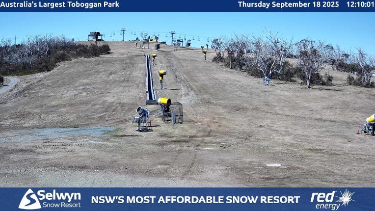 Webcam Selwyn Snowfields: Toboggan Park