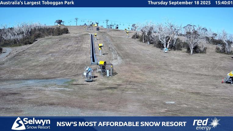 Webcam Selwyn Snowfields: Toboggan Park