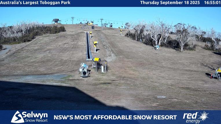 Webcam Selwyn Snowfields: Toboggan Park