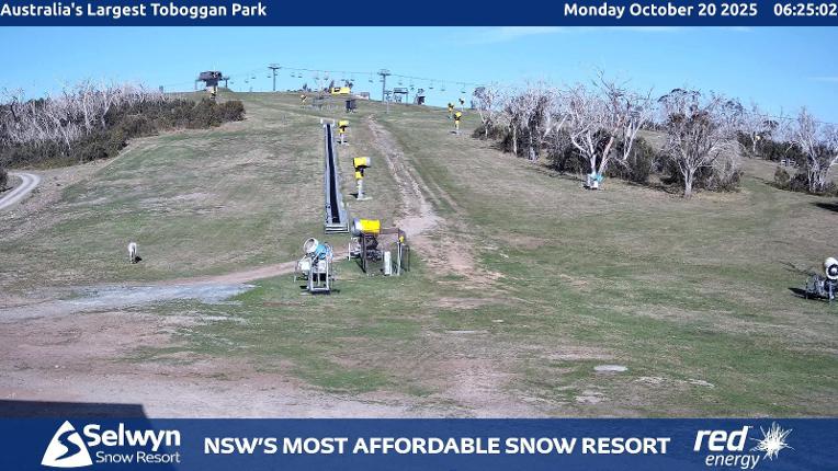Webcam Selwyn Snowfields: Toboggan Park