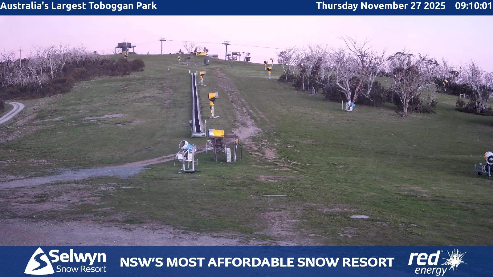 Webcam Selwyn Snowfields: Toboggan Park