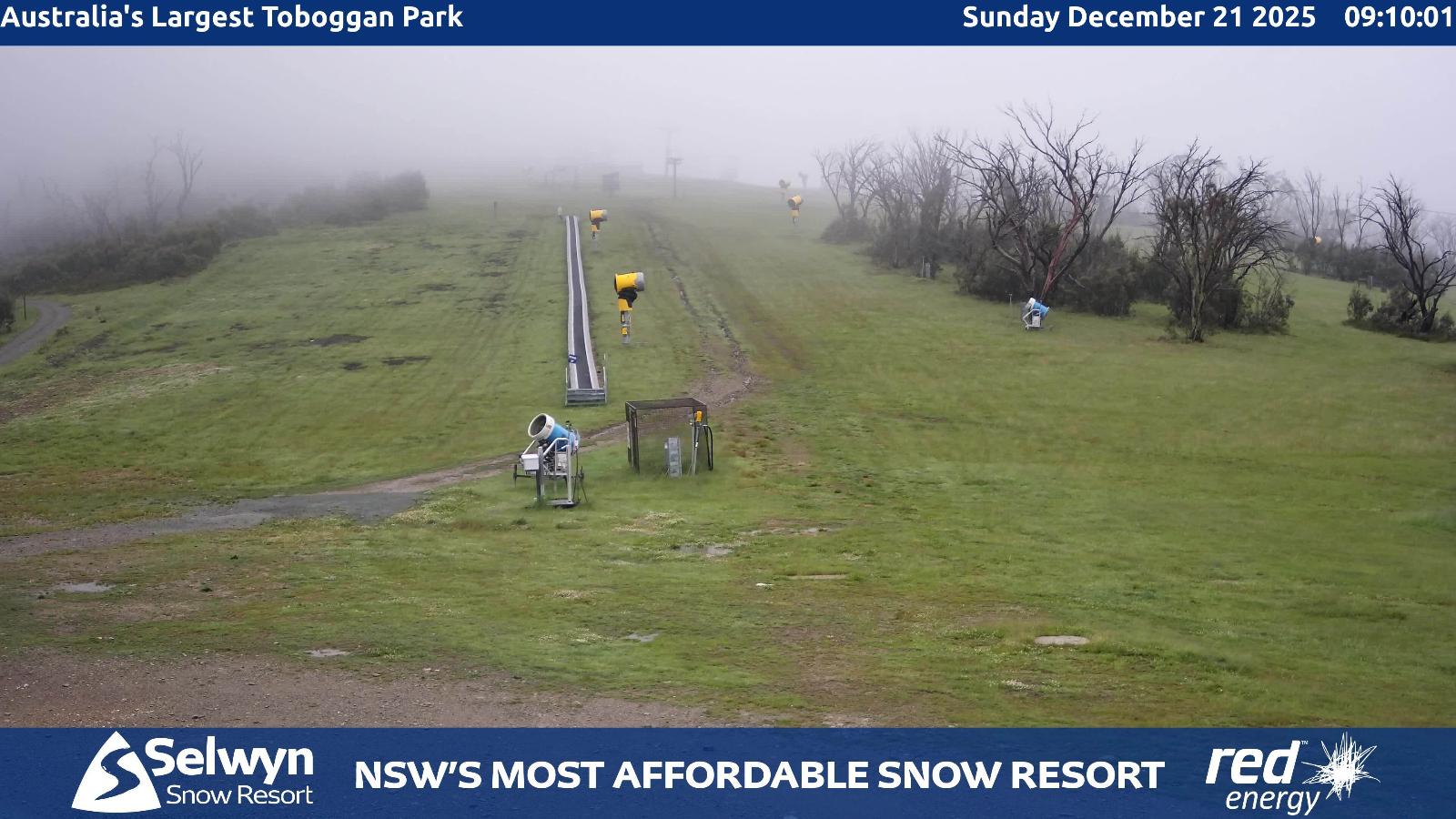 Webcam Selwyn Snowfields: Toboggan Park