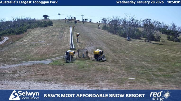 Webcam Selwyn Snowfields: Toboggan Park