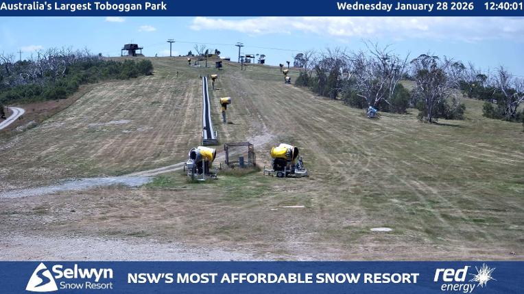 Webcam Selwyn Snowfields: Toboggan Park