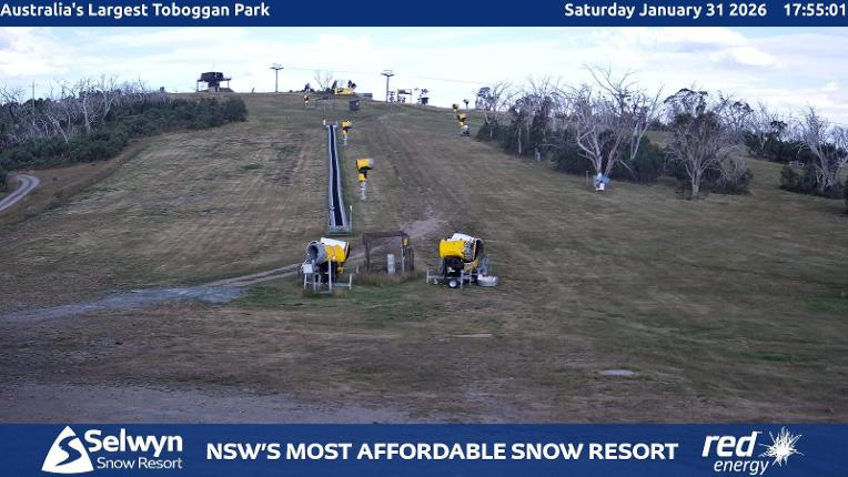 Webcam Selwyn Snowfields: Toboggan Park