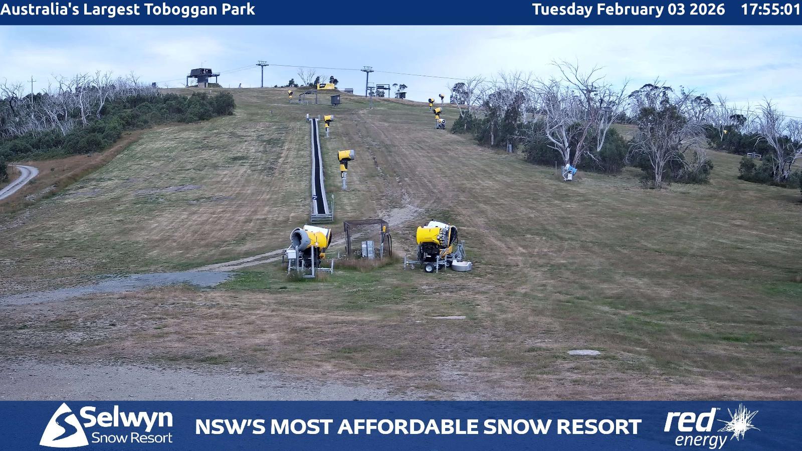 Webcam Selwyn Snowfields: Toboggan Park