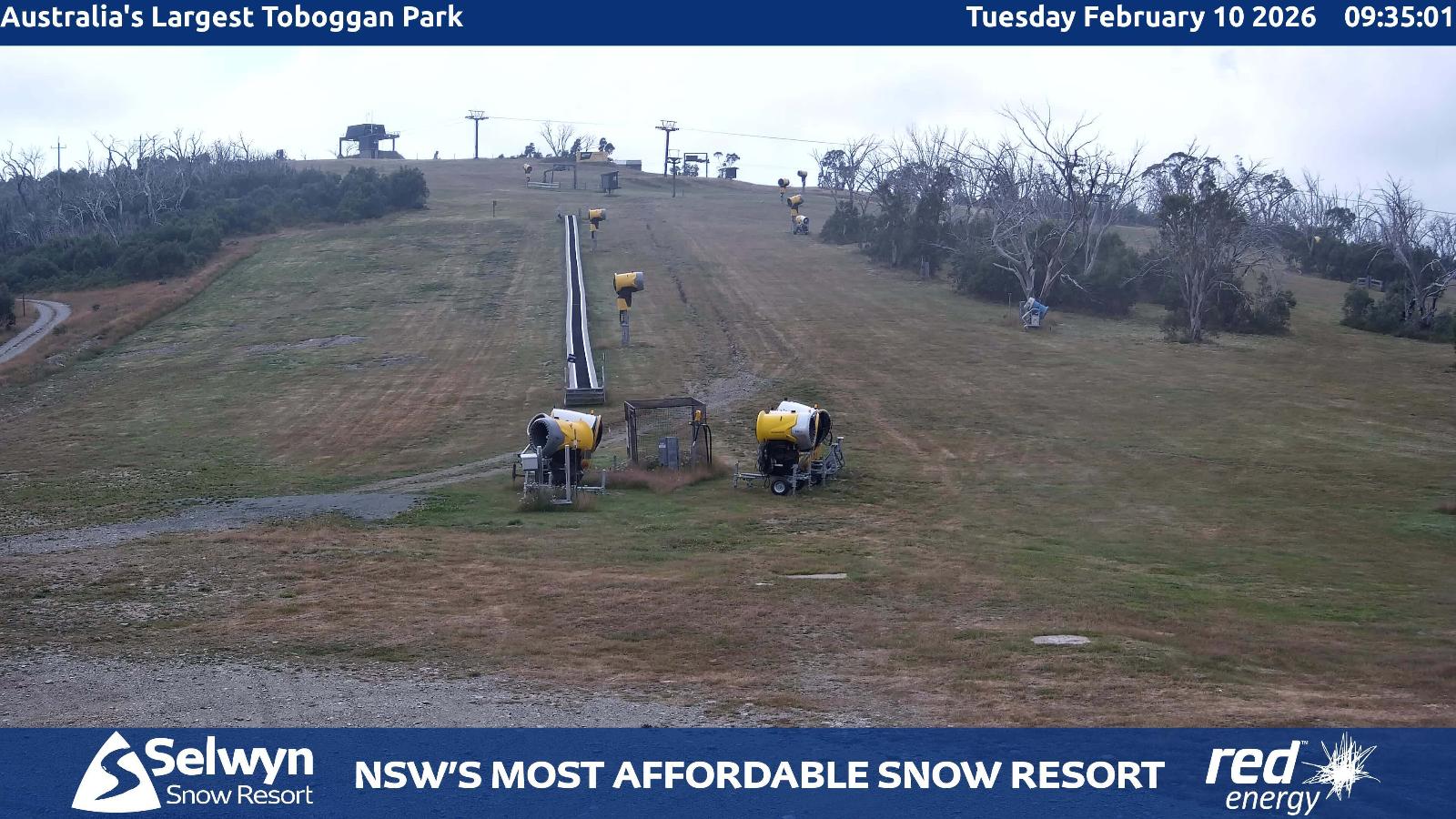 Webcam Selwyn Snowfields: Toboggan Park