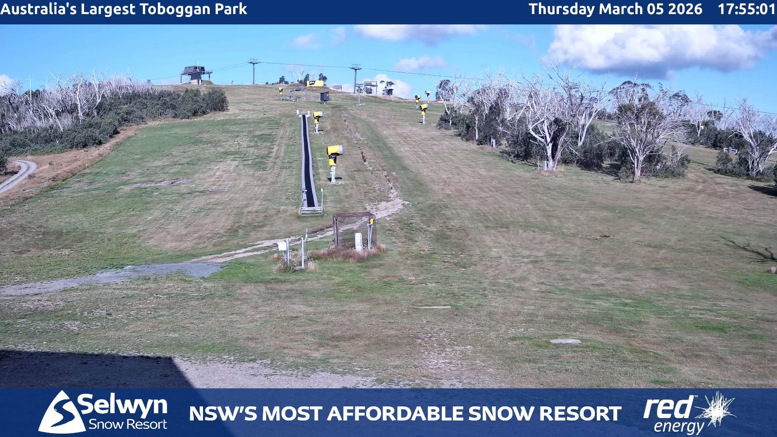 Webcam Selwyn Snowfields: Toboggan Park