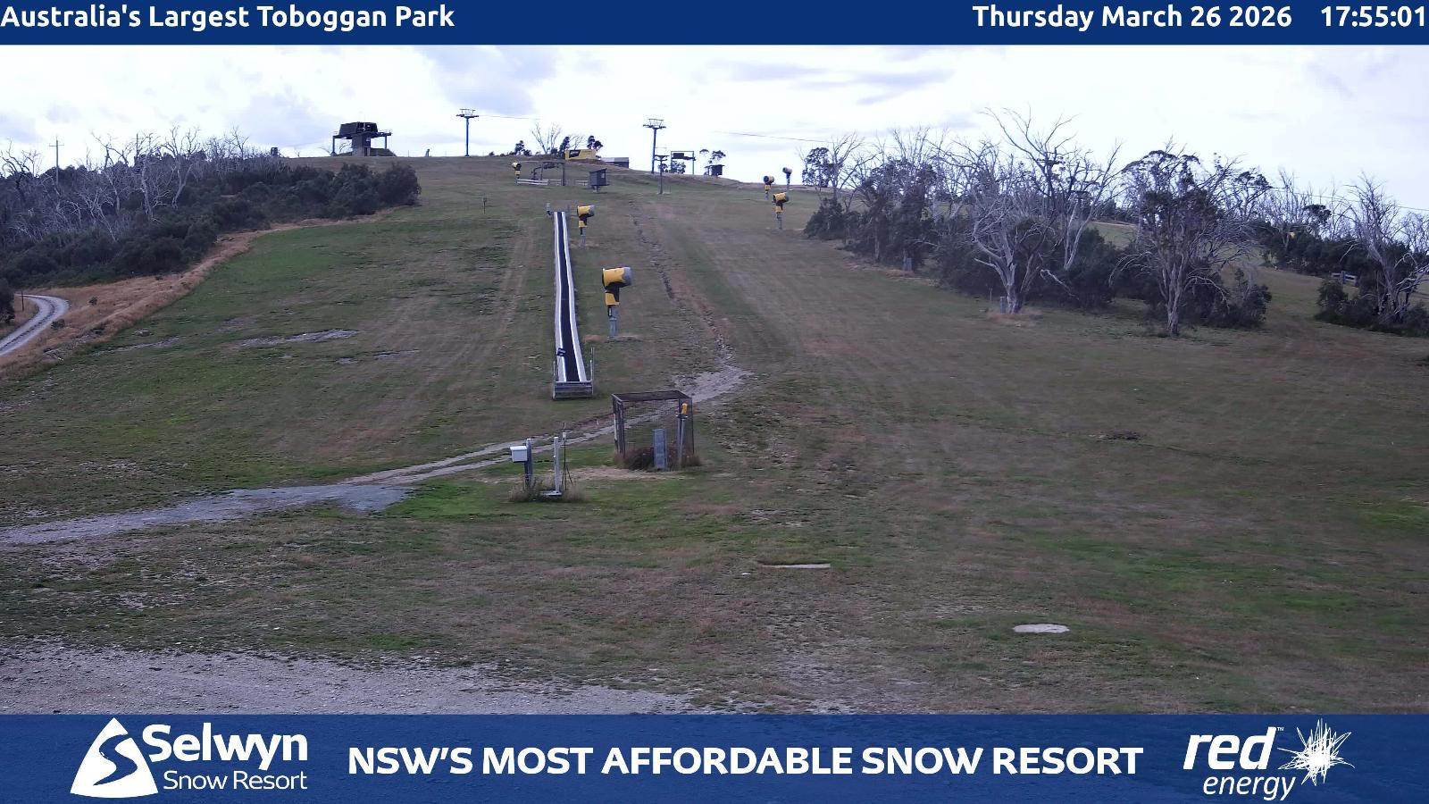 Webcam Selwyn Snowfields: Toboggan Park