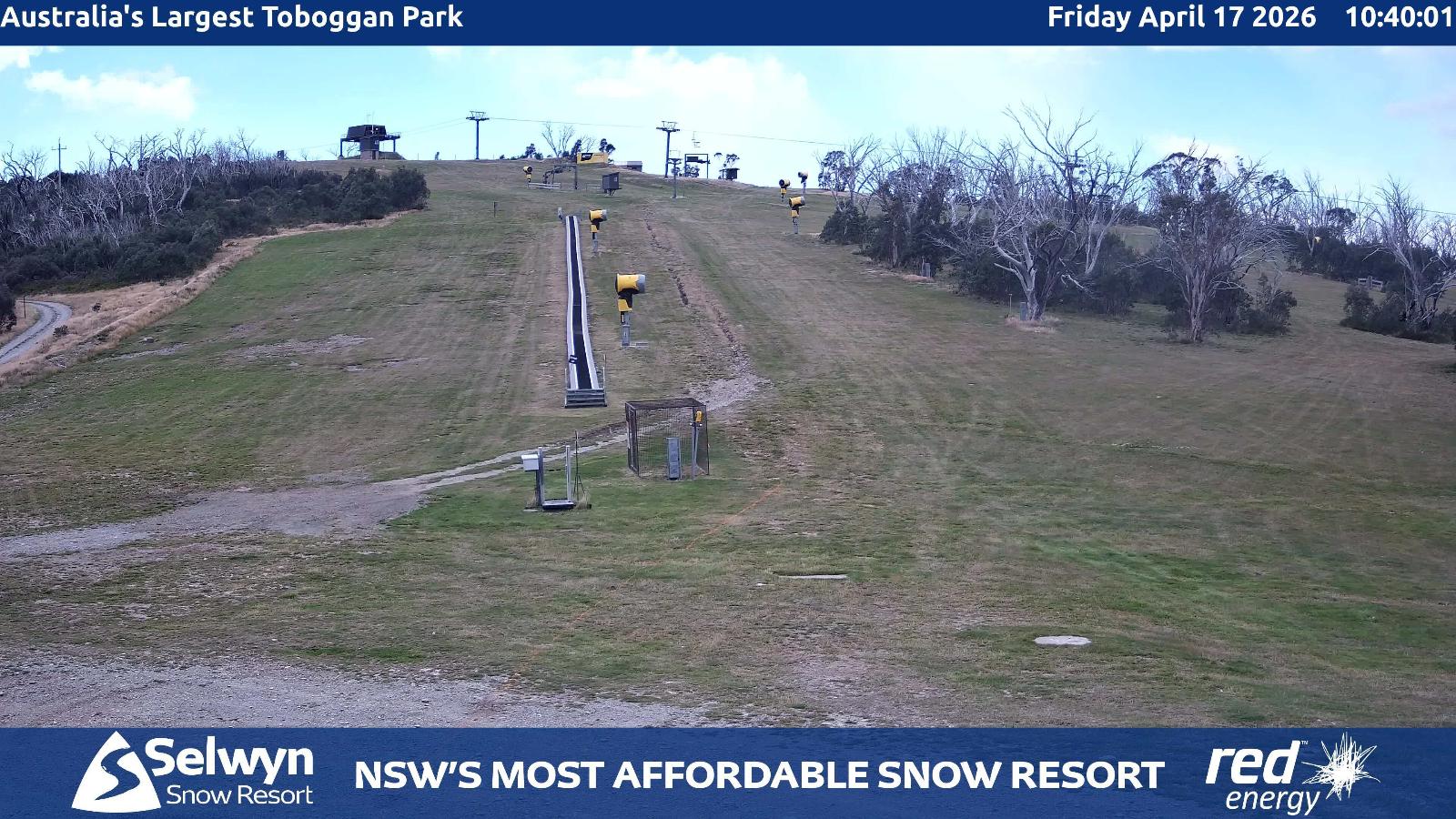 Webcam Selwyn Snowfields: Toboggan Park