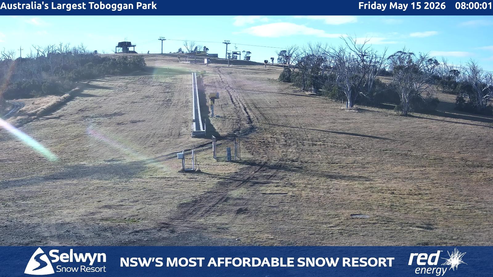 Webcam Selwyn Snowfields: Toboggan Park