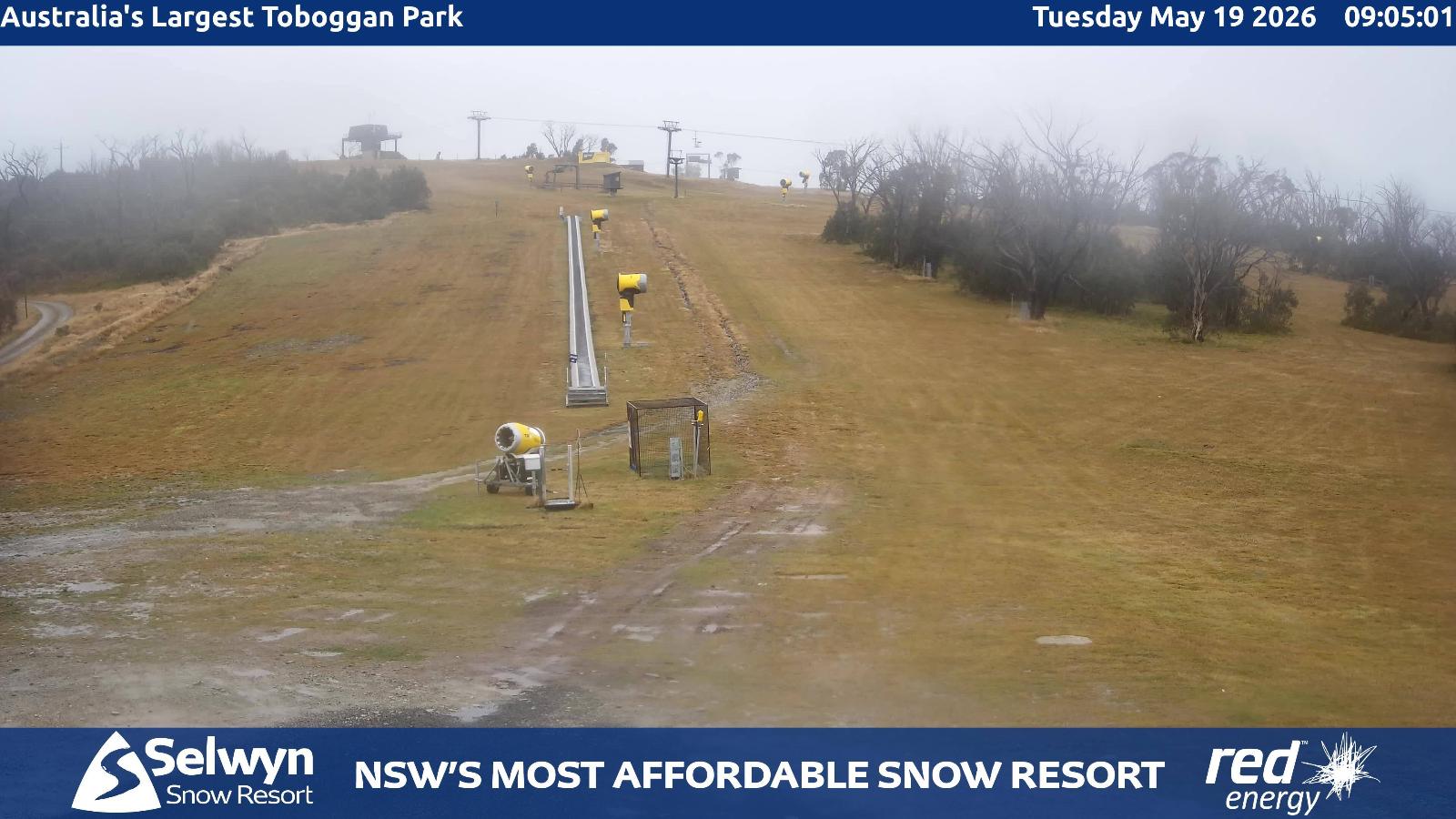 Webcam Selwyn Snowfields: Toboggan Park
