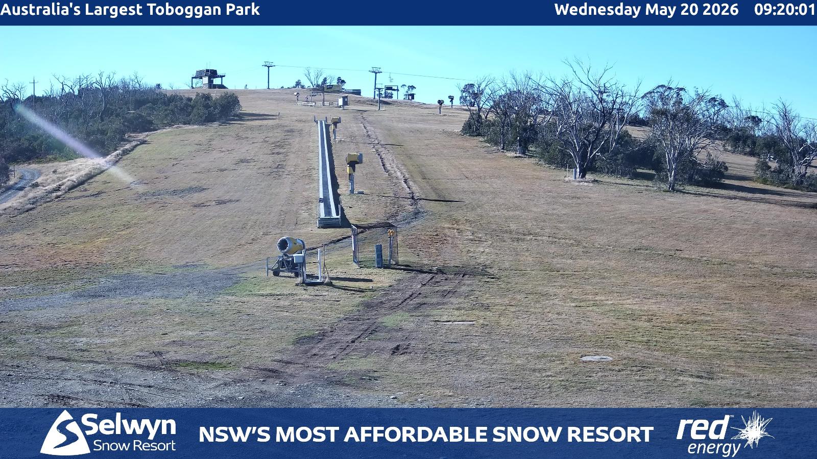 Webcam Selwyn Snowfields: Toboggan Park