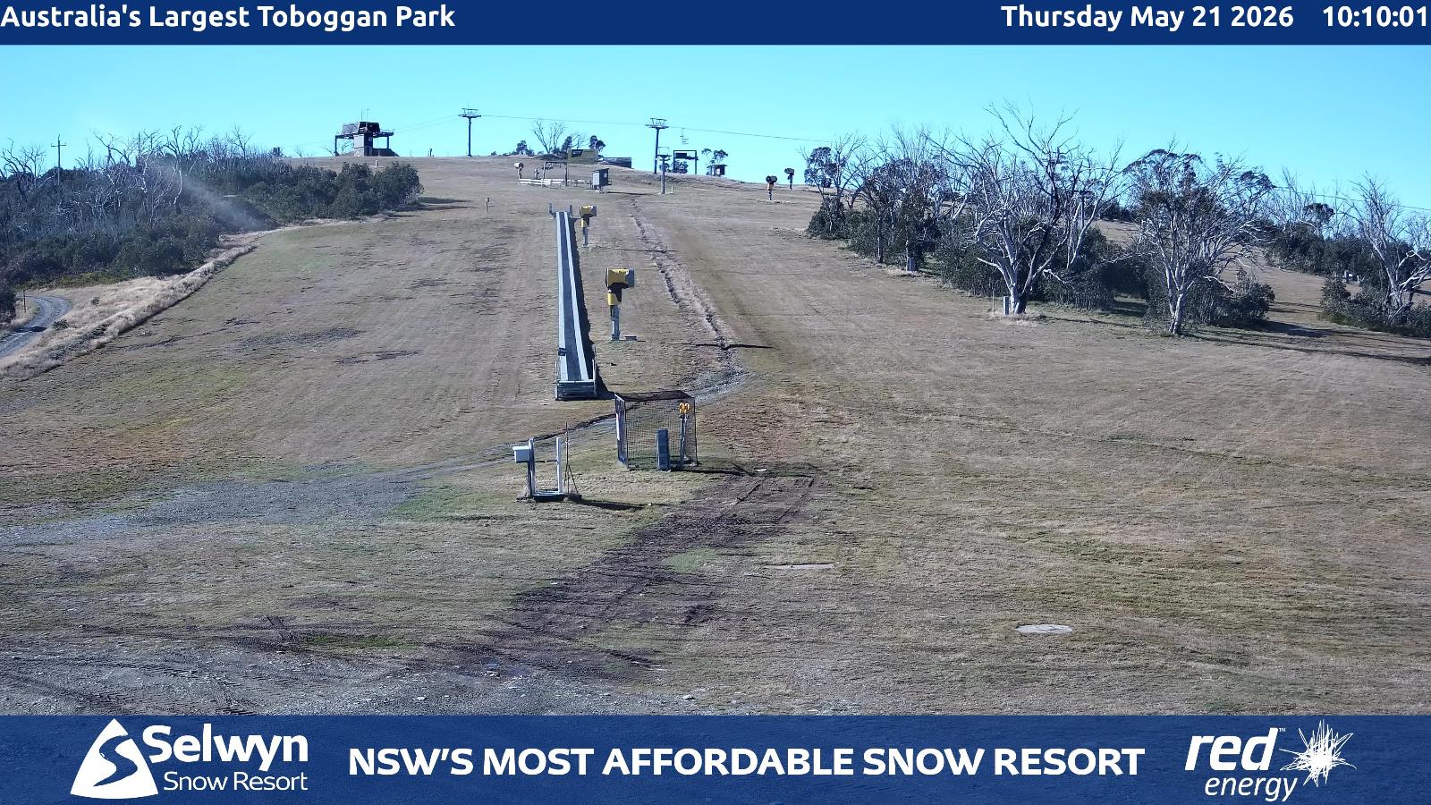 Webcam Selwyn Snowfields: Toboggan Park
