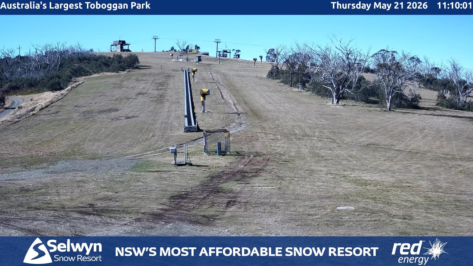 Webcam Selwyn Snowfields: Toboggan Park