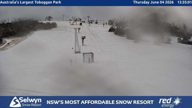 Webcam Selwyn Snowfields: Toboggan Park
