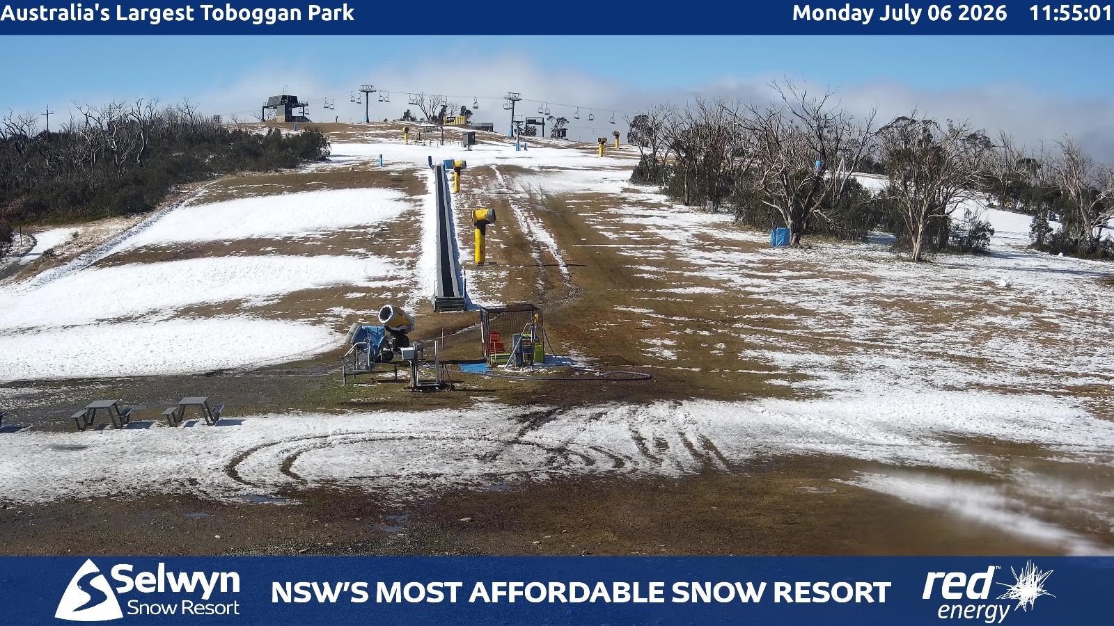 Webcam Selwyn Snowfields: Toboggan Park
