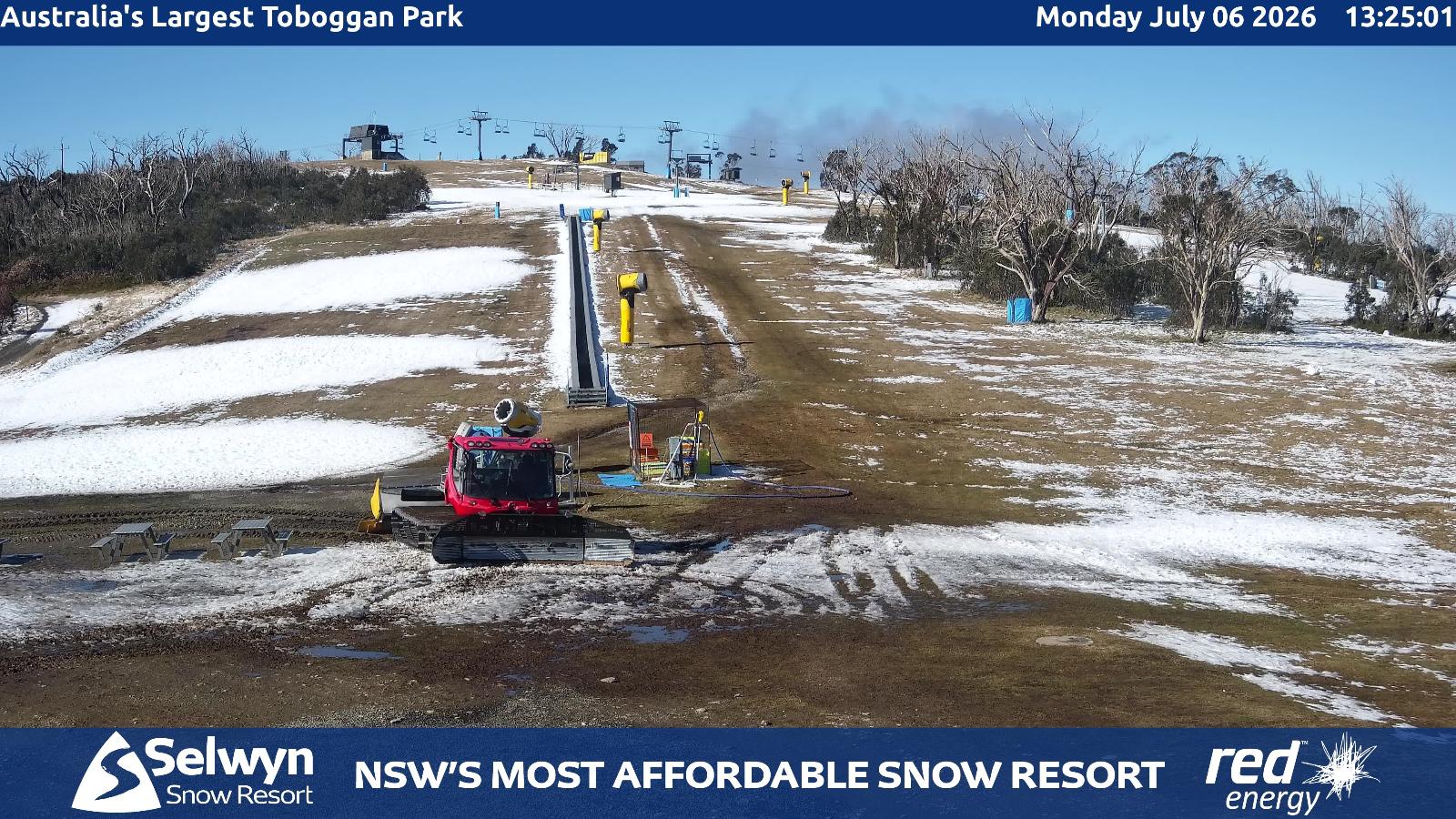 Webcam Selwyn Snowfields: Toboggan Park