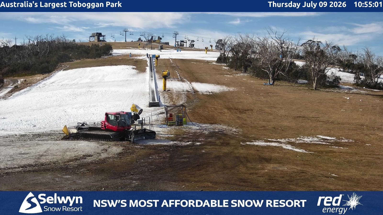 Webcam Selwyn Snowfields: Toboggan Park