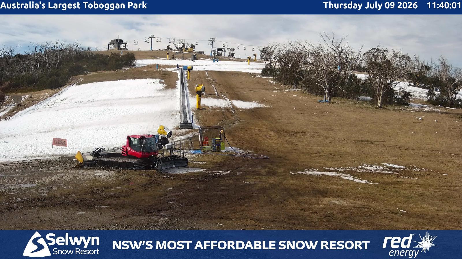 Webcam Selwyn Snowfields: Toboggan Park