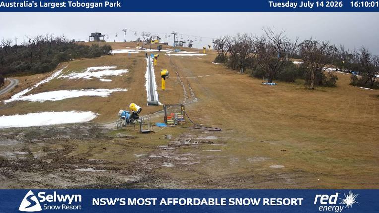 Webcam Selwyn Snowfields: Toboggan Park