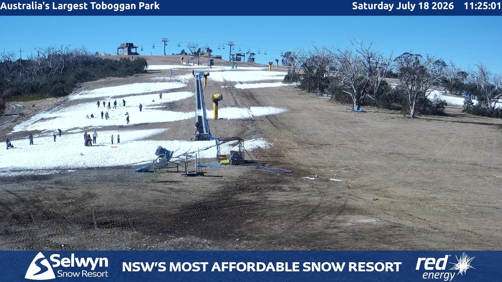 Webcam Selwyn Snowfields: Toboggan Park